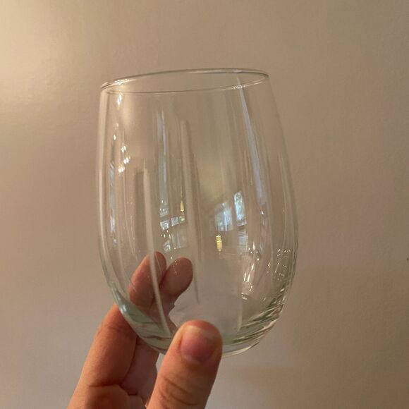 NWT 4pc Diamond Engraved Crystal Stemless Glassware - Picture 7 of 10